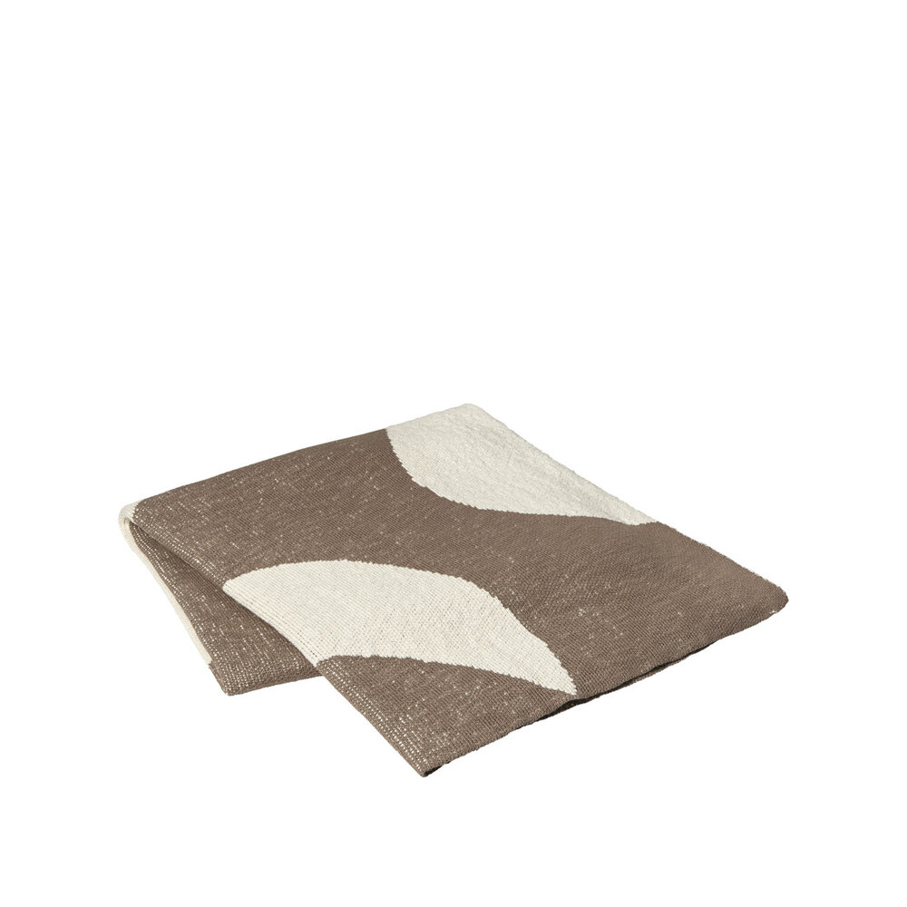 Broste Copenhagen Maren plaid bruin/beige - 71010005