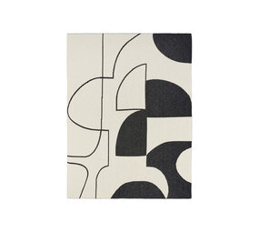 Broste Copenhagen Maren pläd svart/beige Broste Copenhagen Maren pläd svart/beige