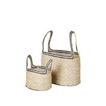 Broste Copenhagen Lykke kurver sort sett med 2 stk - 14420267 Broste Copenhagen Lykke kurver sort sett med 2 stk - 14420267