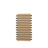 Broste Copenhagen Ezra Teppich natur/schwarz 70x140cm - 71110387 Broste Copenhagen Ezra Teppich natur/schwarz 70x140cm - 71110387