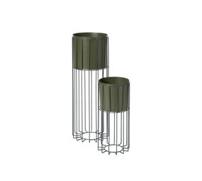 Broste Copenhagen Jardinières Fenja lot de 2 pièces Broste Copenhagen Jardinières Fenja lot de 2 pièces