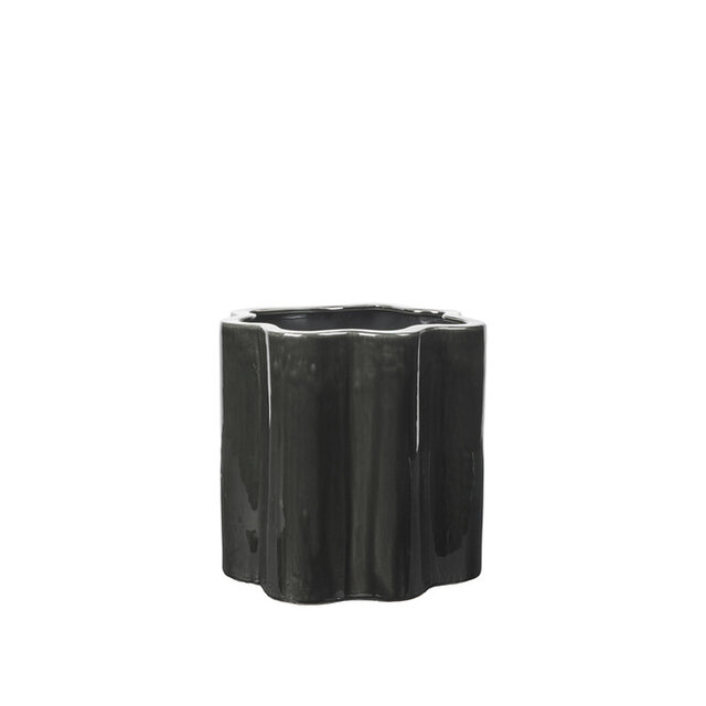 Broste Copenhagen Sonja planter dark green 36cm - 14445430