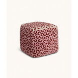 Doing Goods Pink leopard pouf small - 1.45.15.009.030.3