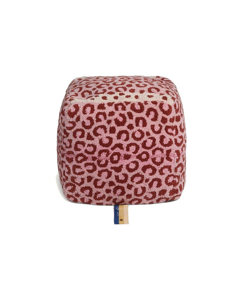Doing Goods Pink leopard puf lille - 1.45.15.009.030.3 Doing Goods Pink leopard puf lille - 1.45.15.009.030.3