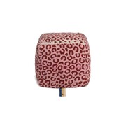 Doing Goods Pink leopard pouf small - 1.45.15.009.030.3