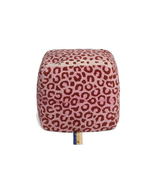 Doing Goods Rosa Leoparden-Hocker klein – 1.45.15.009.030.3