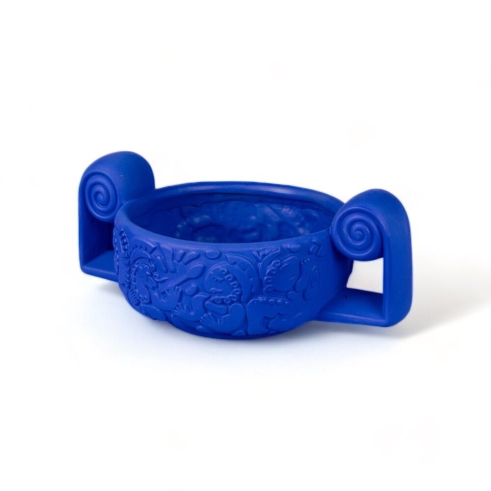 Seletti Ciotola centrotavola decorazione Magna Grecia in terracotta blu - 11509B