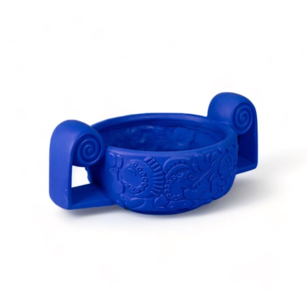 Seletti Ciotola centrotavola decorazione Magna Grecia in terracotta blu - 11509B