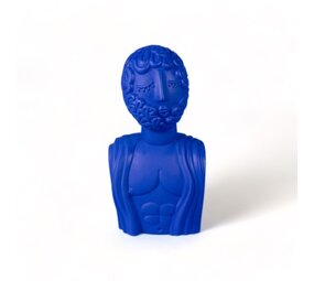 Seletti Magna graecia terracotta bust man object blauw Seletti Magna graecia terracotta bust man object blauw