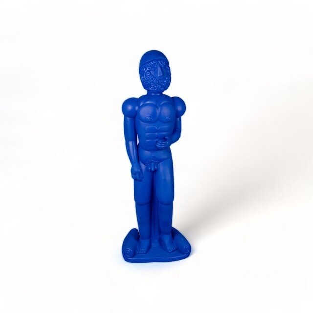 Seletti Magna graecia terracotta bronzo hjälm blå - 11521B