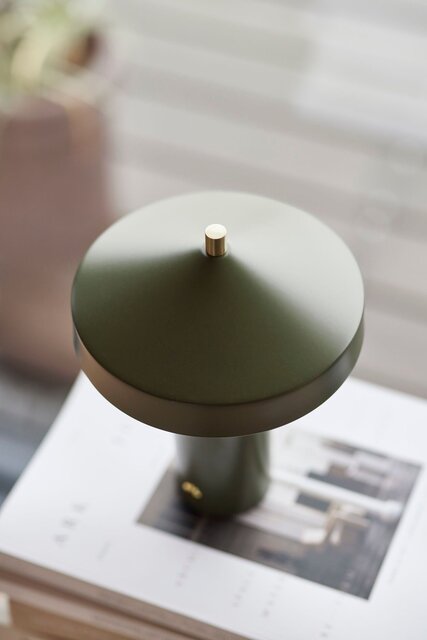 OYOY Hatto lamp olive - L301075