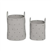 OYOY Dot baskets clay set of 2 pieces - L301039