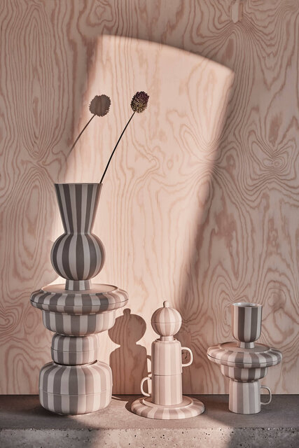 OYOY Toppu vaas rond clay - L301174