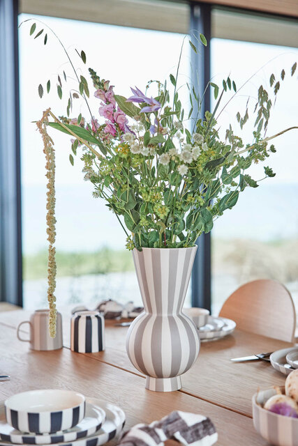 OYOY Toppu vase rund ler - L301174 OYOY Toppu vase rund ler - L301174