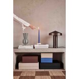 OYOY Toppu vase rund hvid/sort - L301173 OYOY Toppu vase rund hvid/sort - L301173