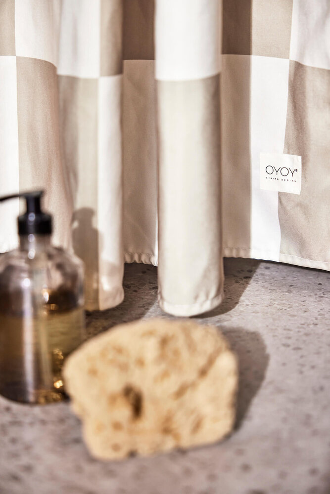 OYOY Chess shower curtain - L301086 OYOY Chess shower curtain - L301086