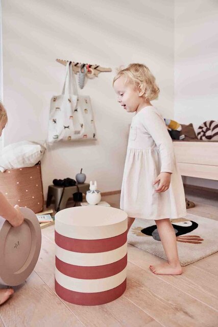 OYOY Set di 2 cestini Dot caramello - L301040