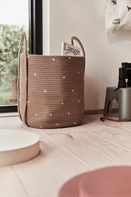 OYOY Dot manden caramel set van 2 stuks - L301040