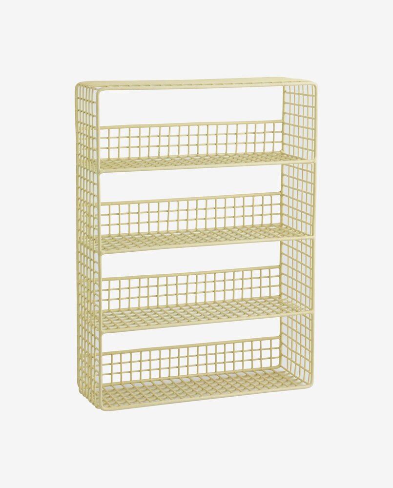 Nordal Kikori wall rack yellow - 24026 Nordal Kikori wall rack yellow - 24026