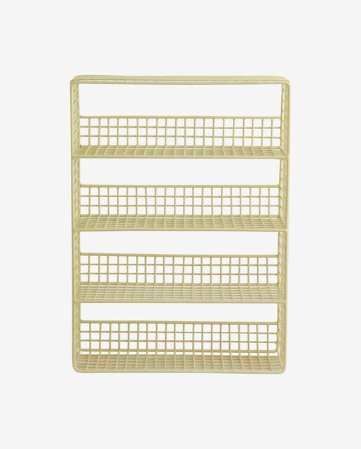 Nordal Kikori wall rack yellow - 24026