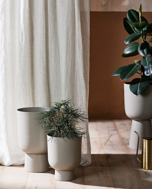Nordal Galoa bloempot S beige - 8829