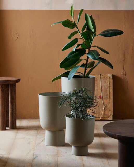 Nordal Pot de fleur Galoa M beige - 8828