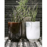 House Doctor Pho flowerpot set dark brown