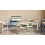 Hubsch Panca Heritage piccola grigio chiaro Hubsch Panca Heritage piccola grigio chiaro