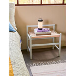 Hubsch Banc Heritage petit gris clair