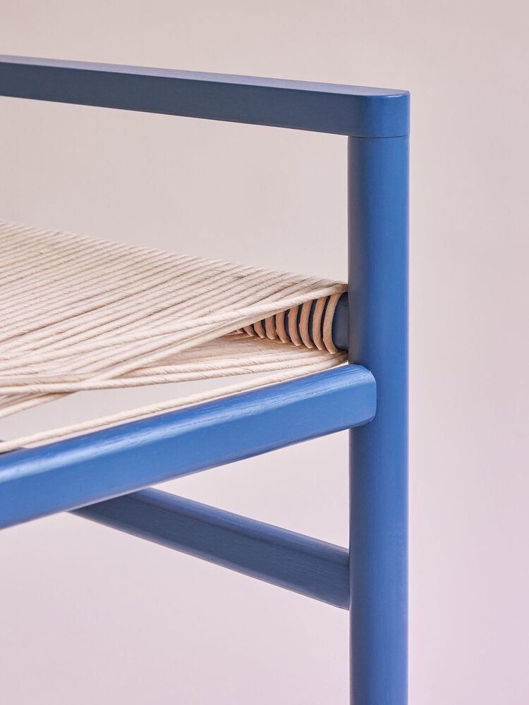 Hubsch Heritage bench small petrol - 882015 Hubsch Heritage bench small petrol - 882015