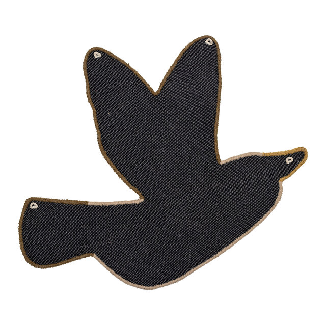 Bloomingville Mini Blue Jay vloerkleed - 82062383 Bloomingville Mini Blue Jay vloerkleed - 82062383
