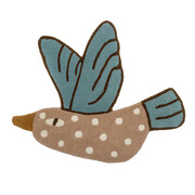 Bloomingville Mini Blue Jay vloerkleed - 82062383 Bloomingville Mini Blue Jay vloerkleed - 82062383