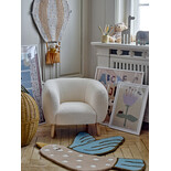 Bloomingville Mini Blue Jay vloerkleed - 82062383 Bloomingville Mini Blue Jay vloerkleed - 82062383