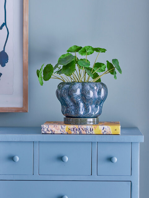 Bloomingville Pot de fleur Hollis bleu - 82061454