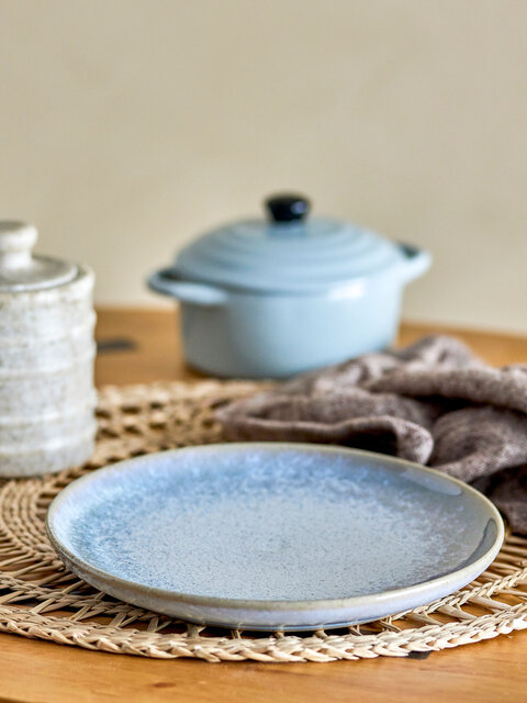 Bloomingville Paula Frühstücksgeschirr-Set 12-teilig blau - 82061529