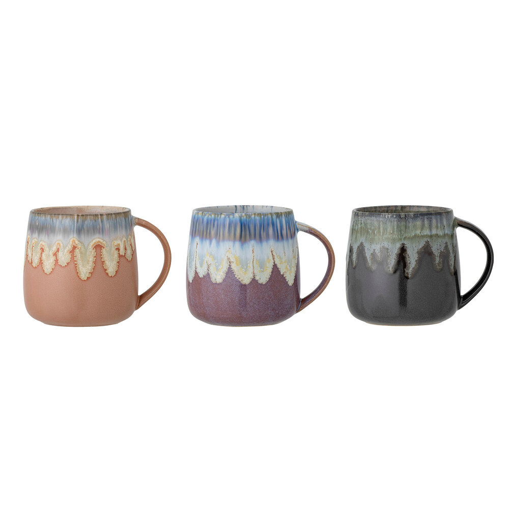 Bloomingville Cloe mugs set of 3 pieces - 82049300 Bloomingville Cloe mugs set of 3 pieces - 82049300