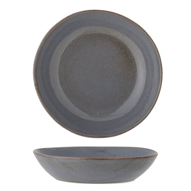 Bloomingville Sandrine deep plates gray set of 6 pieces - 82068322 Bloomingville Sandrine deep plates gray set of 6 pieces - 82068322