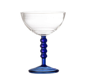 Bloomingville Noemi cocktailglass blå sett med 6 deler Bloomingville Noemi cocktailglass blå sett med 6 deler