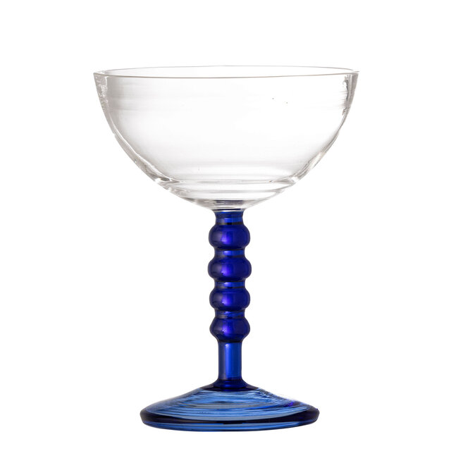 Bloomingville Noemi cocktailglazen blauw set van 6 stuks - 82068208