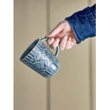 Bloomingville Samsin mokken blauw set van 6 stuks