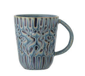 Bloomingville Samsin mokken blauw set van 6 stuks