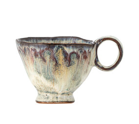 Bloomingville Imogen kopjes grijs set van 6 stuks