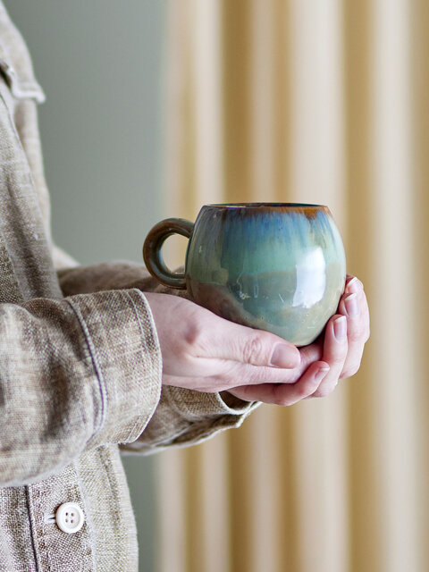 Bloomingville Ensemble de 6 tasses Paula vertes - 82072055