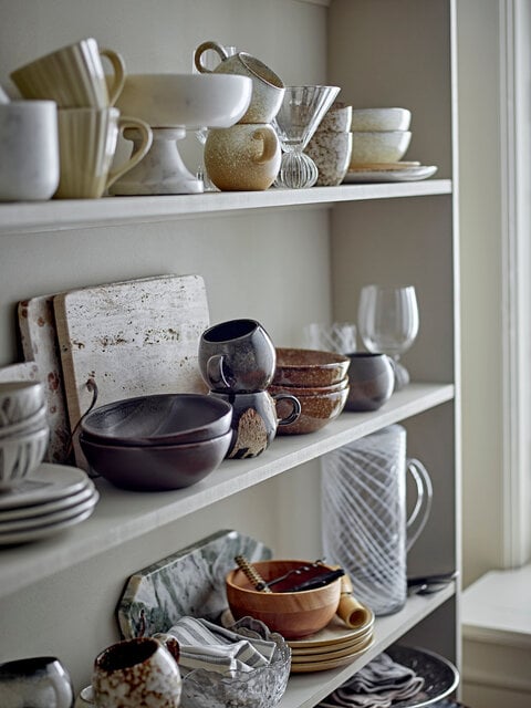 Bloomingville Paula mokken bruin set van 4 stuks Bloomingville Paula mokken bruin set van 4 stuks