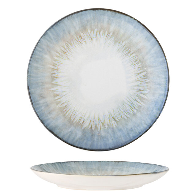 Bloomingville Calen-Teller Ø27 cm, blau, 6er-Set – 82061425