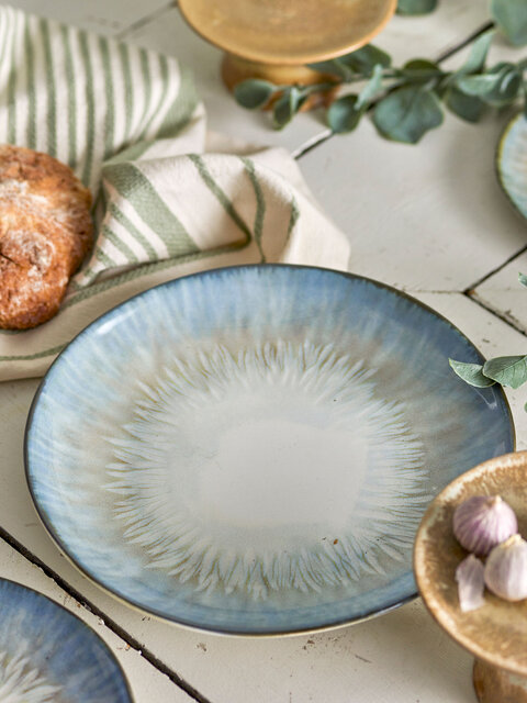 Bloomingville Assiettes Calen Ø27cm bleues lot de 6 pièces - 82061425