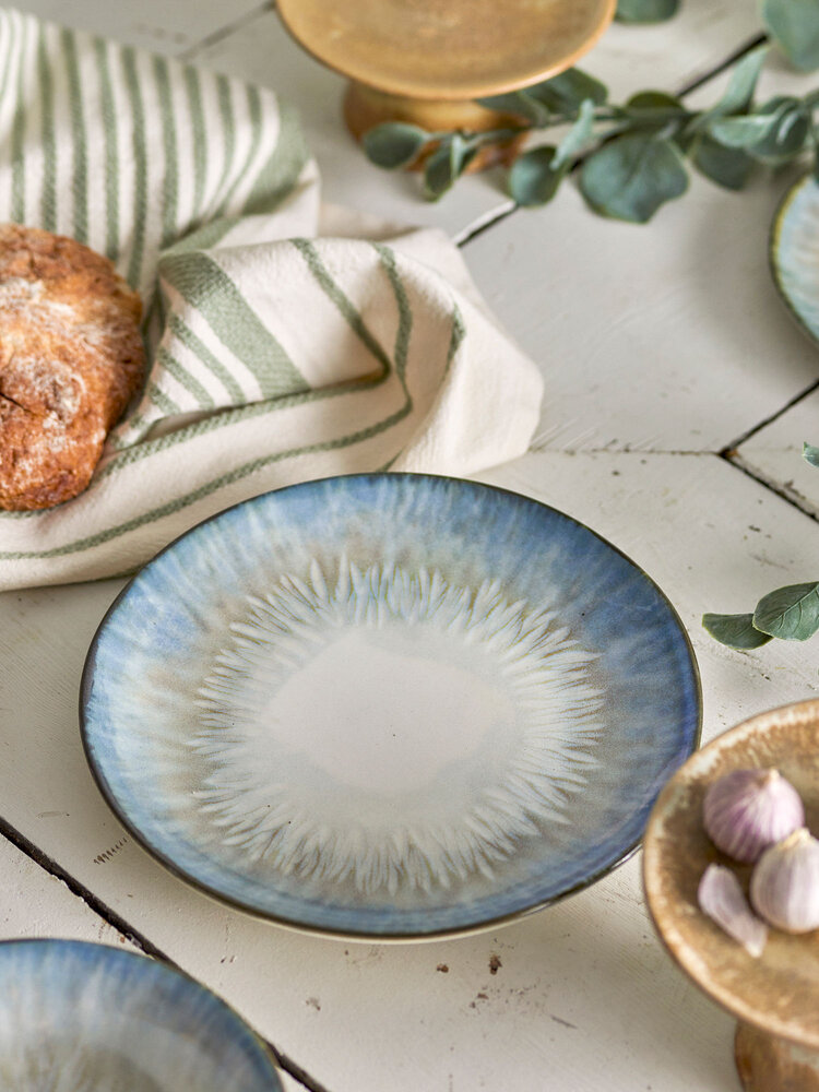 Bloomingville Calen-Teller Ø22cm blau 6er-Set - 82061424 Bloomingville Calen-Teller Ø22cm blau 6er-Set - 82061424