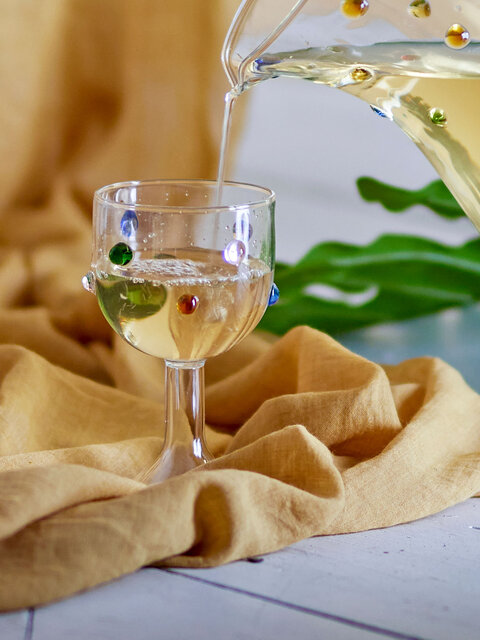 Bloomingville Set di 4 bicchieri da vino Thalia - 82061325