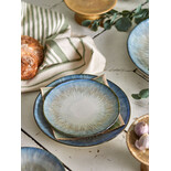 Bloomingville Calen borden Ø18cm blauw set van 6 stuks - 82061278 Bloomingville Calen borden Ø18cm blauw set van 6 stuks - 82061278