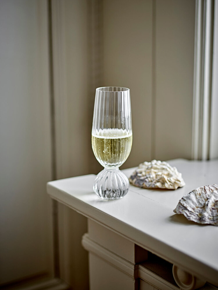 Bloomingville Taurin champagneglazen set van 6 stuks - 82060803 Bloomingville Taurin champagneglazen set van 6 stuks - 82060803